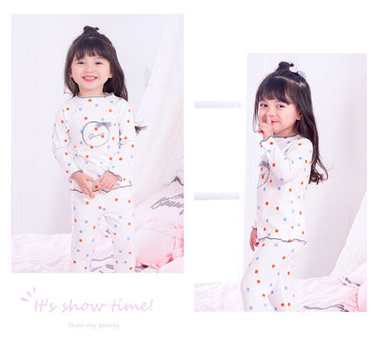 Children's Autumn Clothes Long Pants Suit Pure Cotton