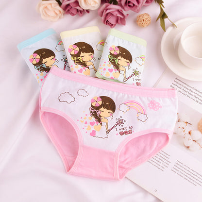 Children's Underwear Girls Pure Cotton Boxer