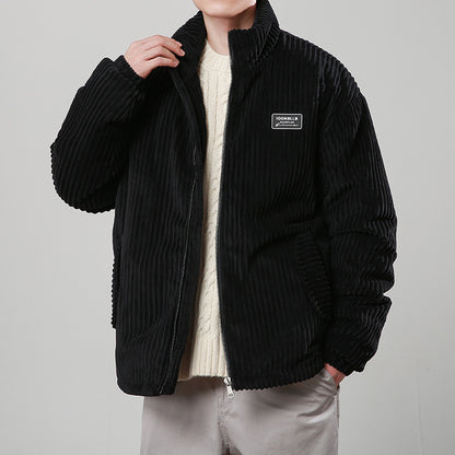 Corduroy Cotton-padded Jacket High-grade Coat