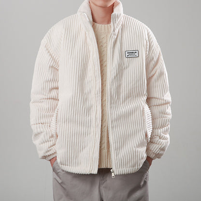 Corduroy Cotton-padded Jacket High-grade Coat