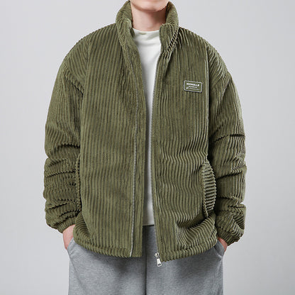 Corduroy Cotton-padded Jacket High-grade Coat